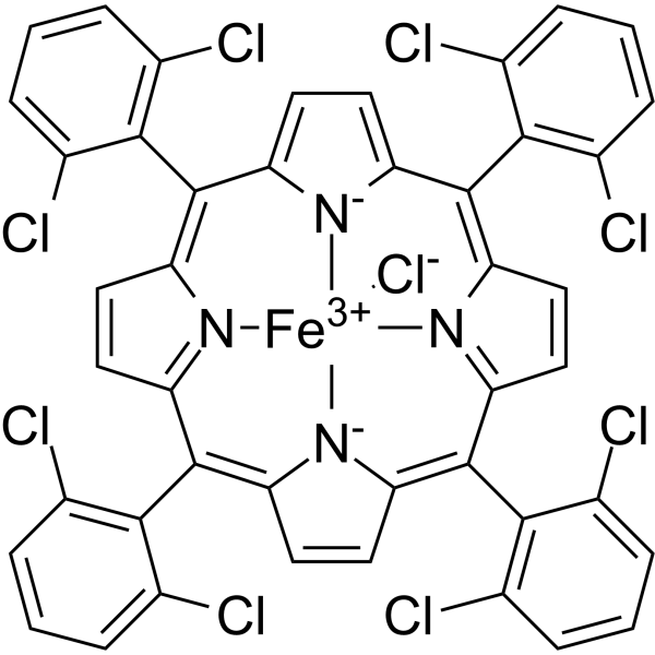 Fe(III)(TDCPP) chloride 91042-27-2